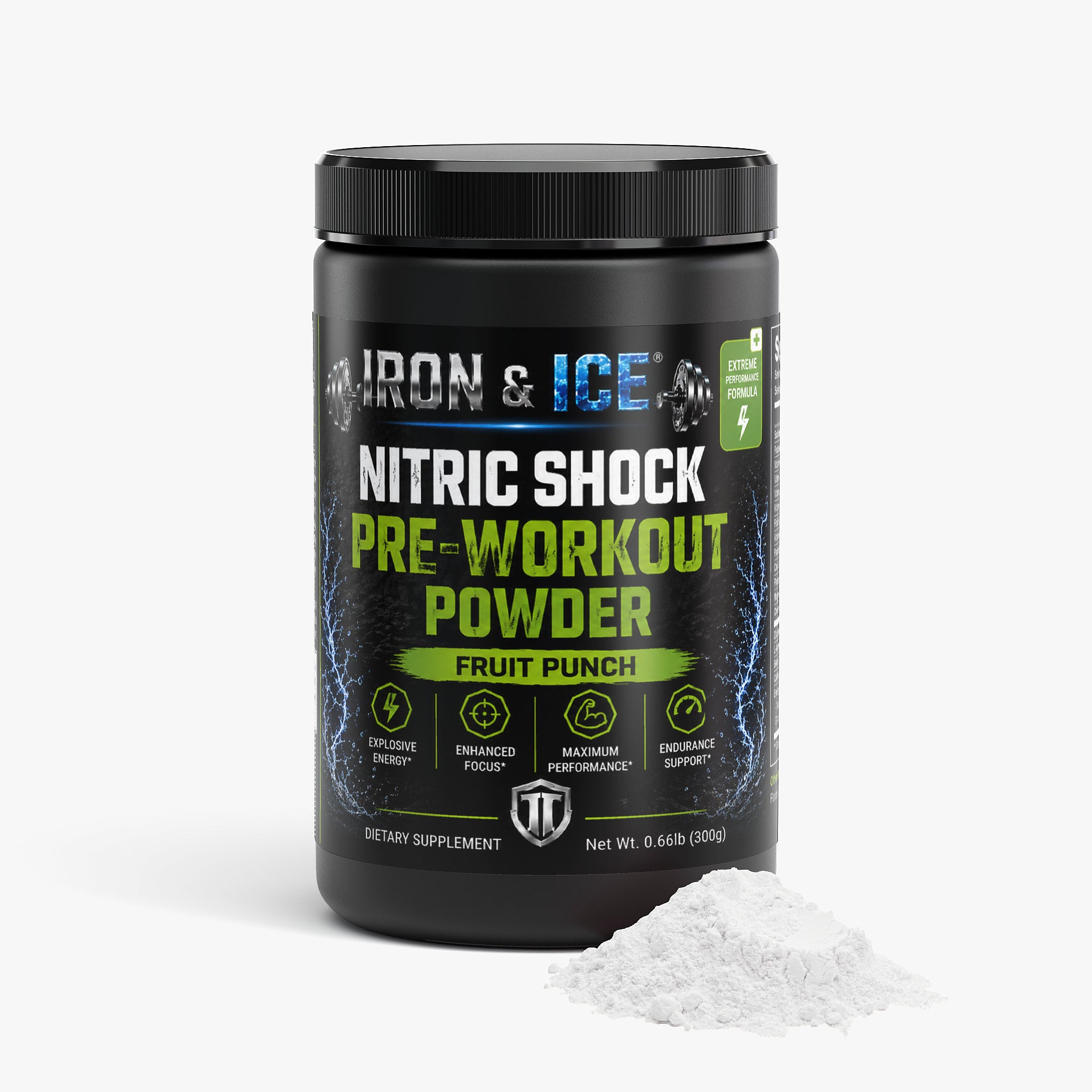 Nitric Shock Pre-Workout Powder (Fruit Punch)