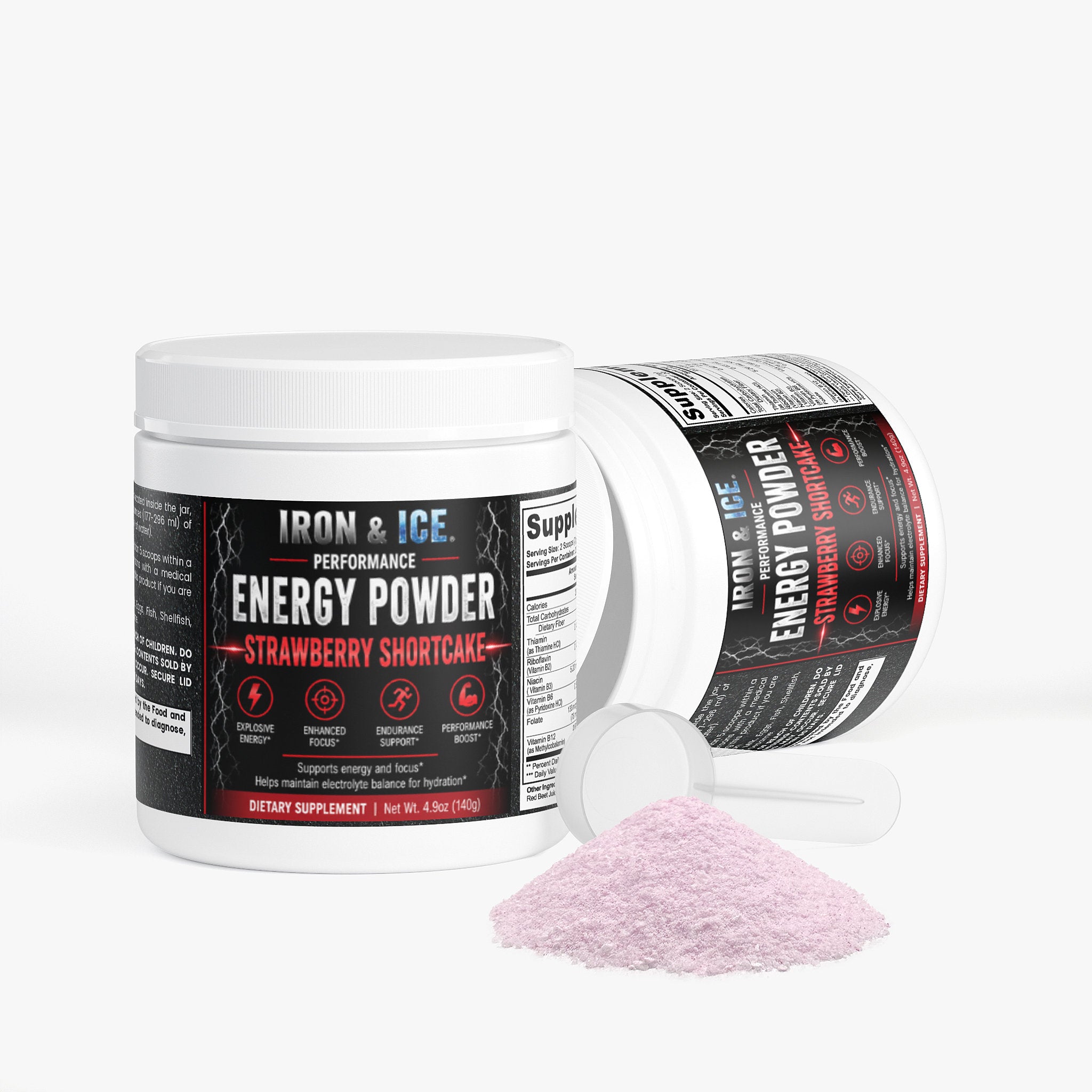 Energy Powder (Strawberry Shortcake)