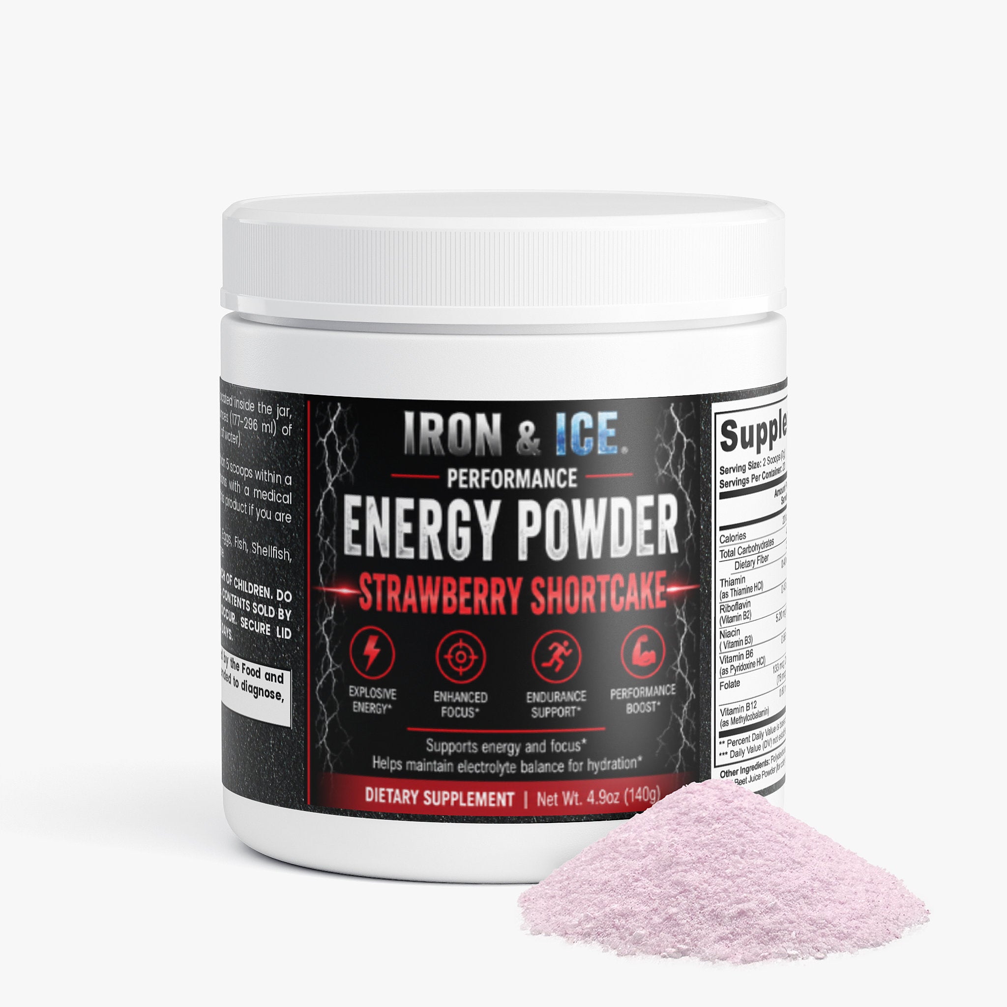 Energy Powder (Strawberry Shortcake)