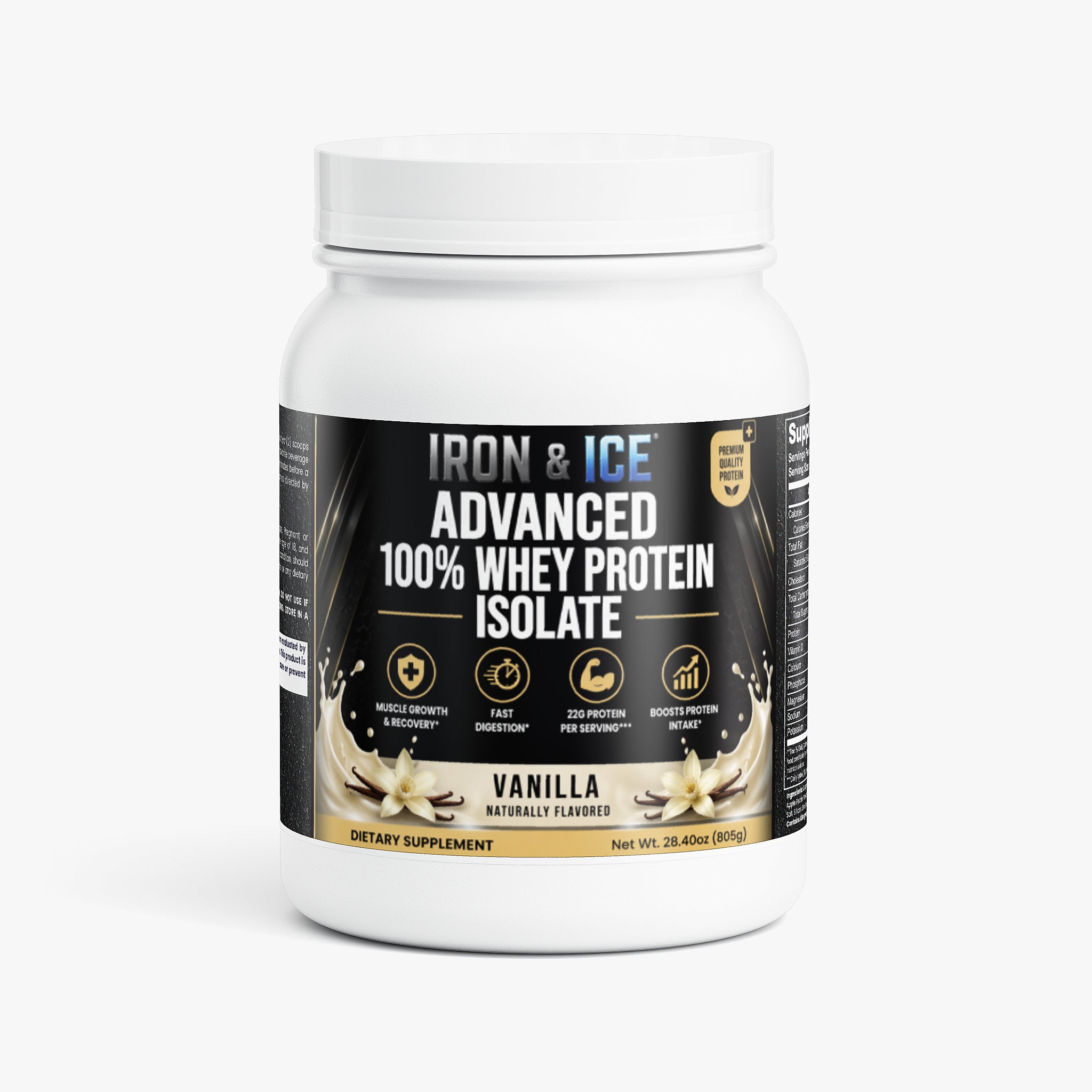Advanced 100% Whey Protein Isolate (Vanilla)