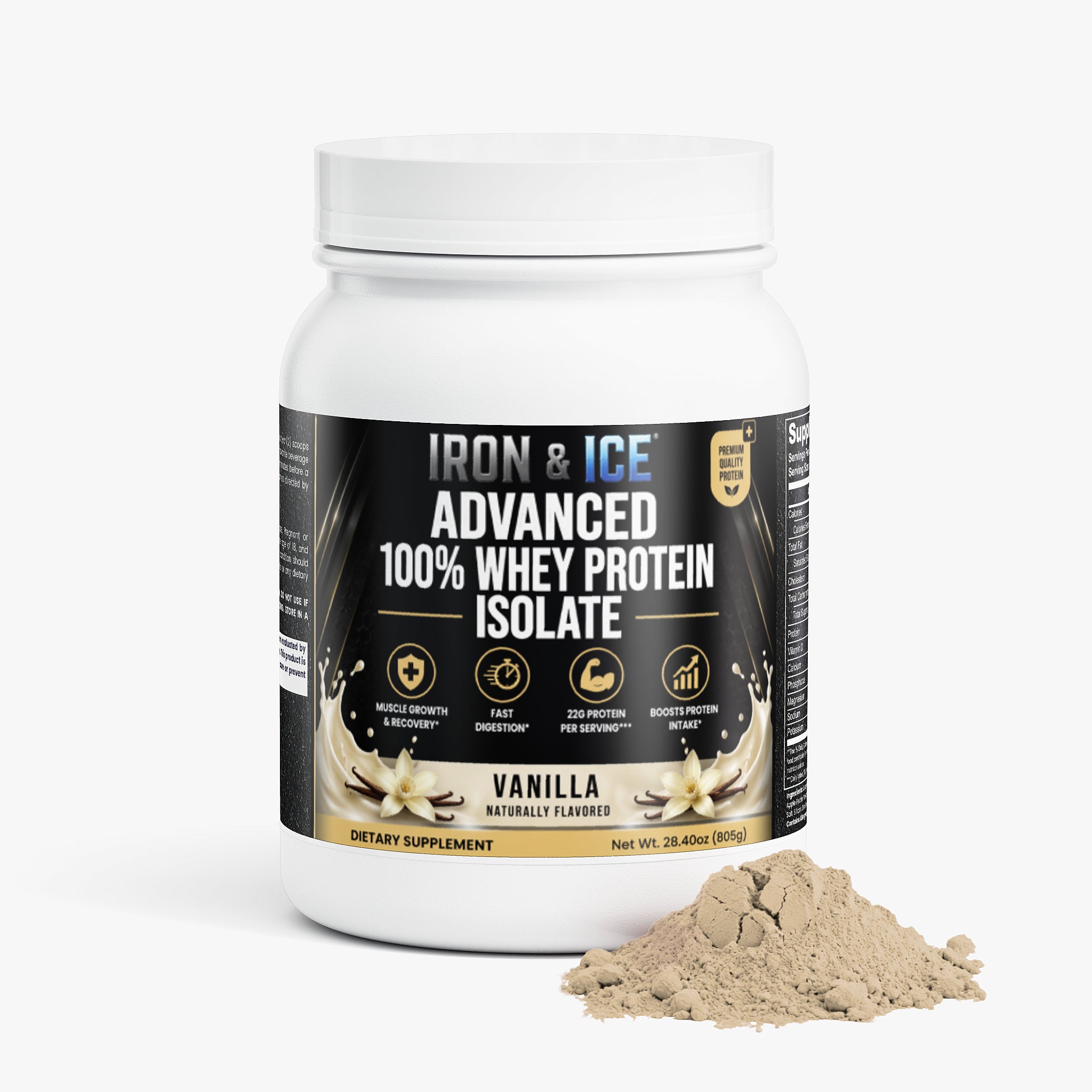 Advanced 100% Whey Protein Isolate (Vanilla)