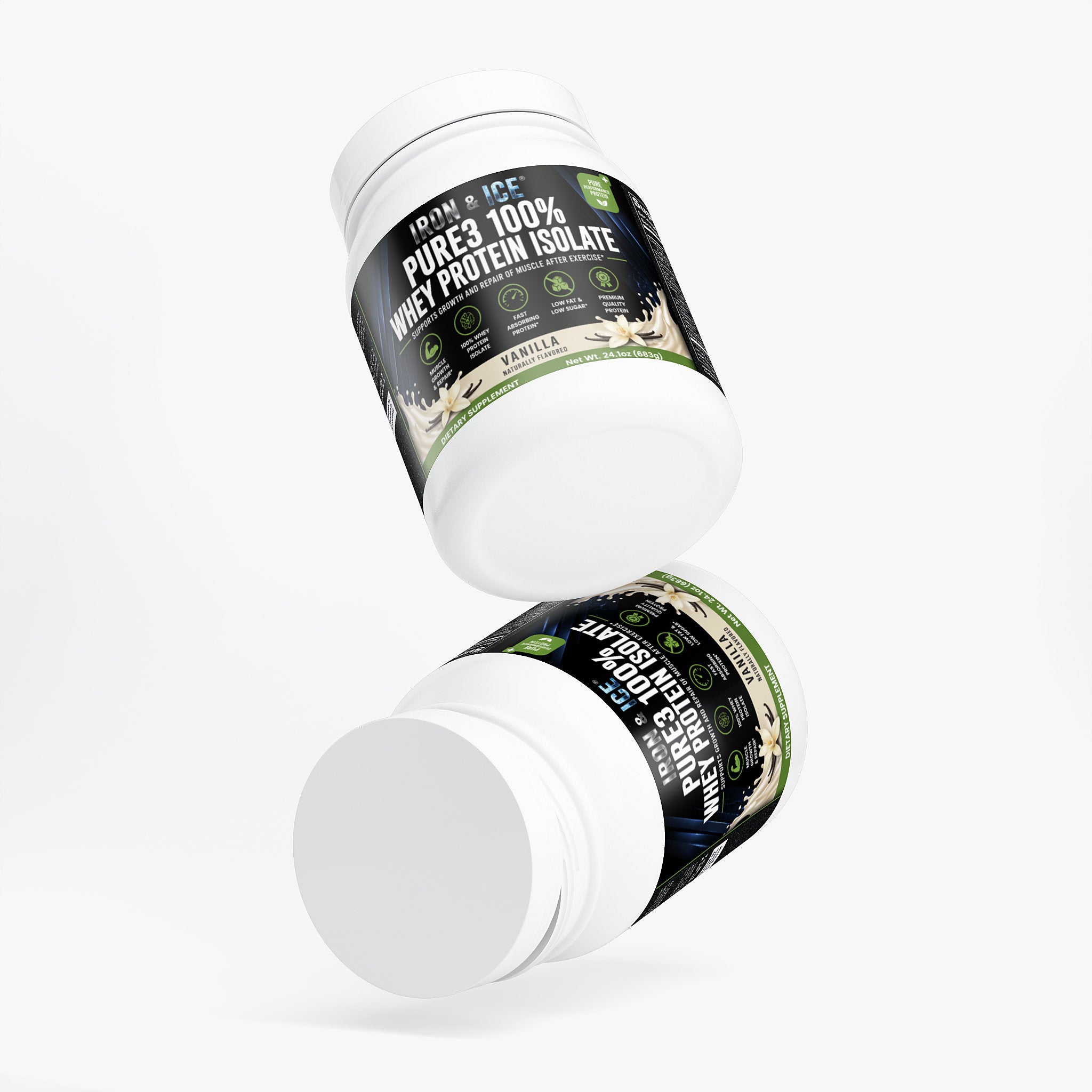 Pure3 100% Whey Protein Isolate (Vanilla)