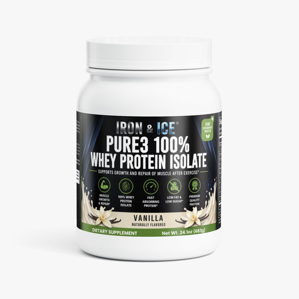 Pure3 100% Whey Protein Isolate (Vanilla)