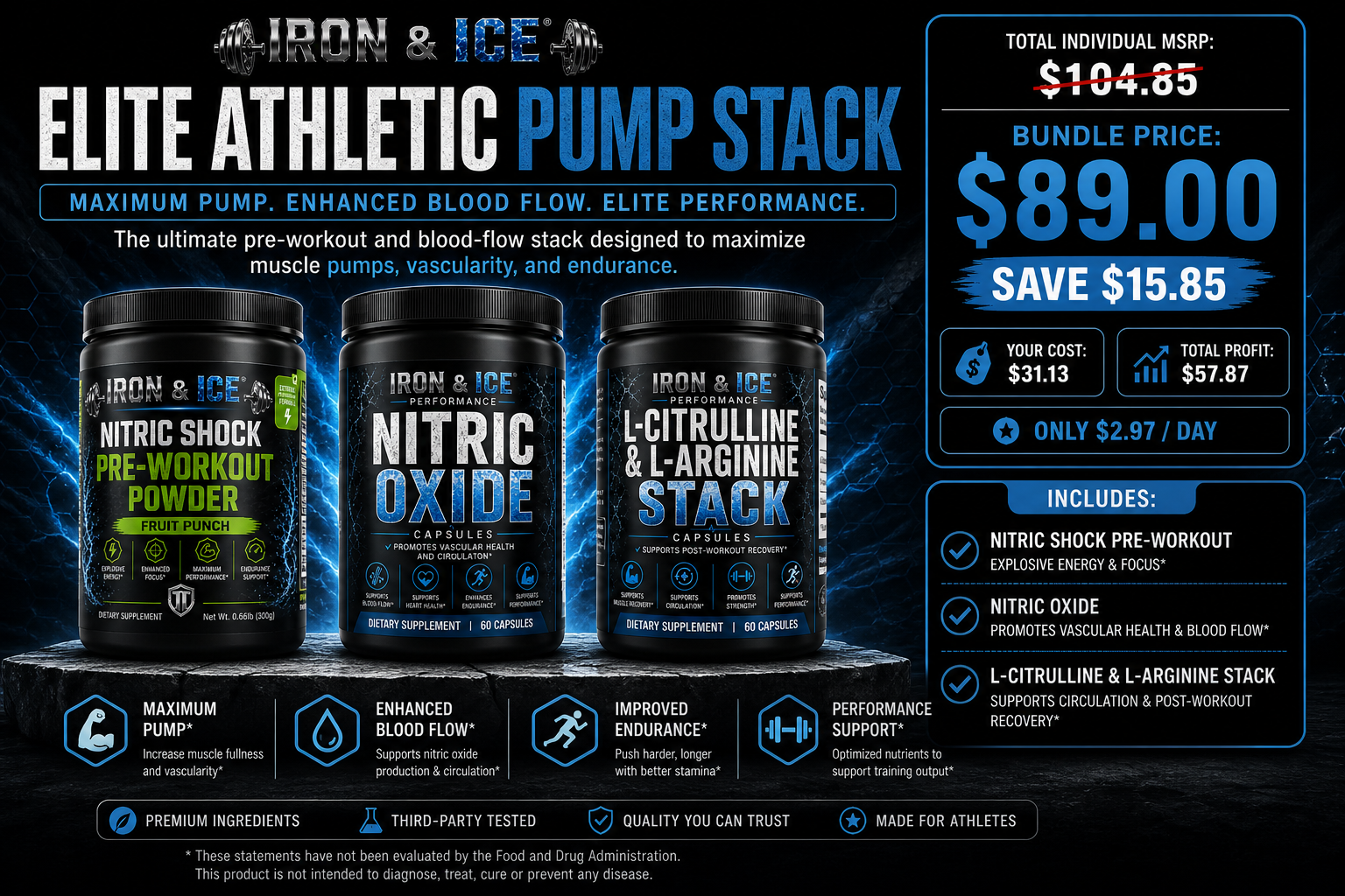 Elite Athletic Pump Stack