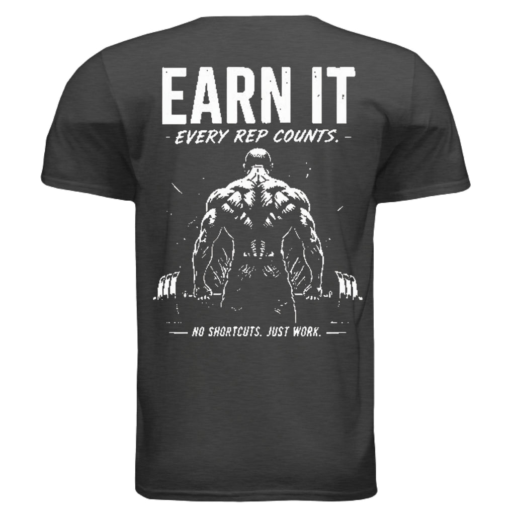 Heather Dark Grey - BACK