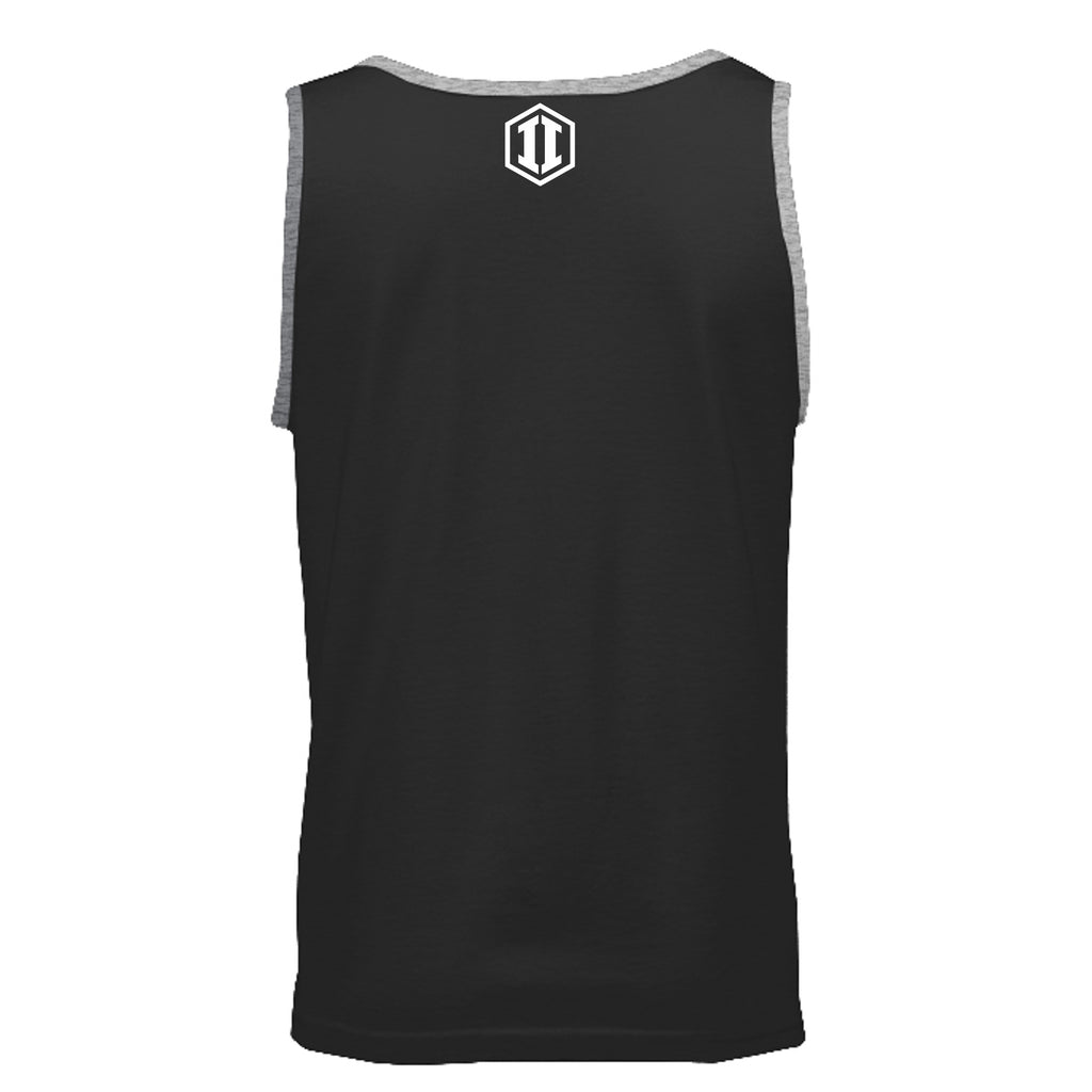 Black/ Heather Grey - 3633 - BACK