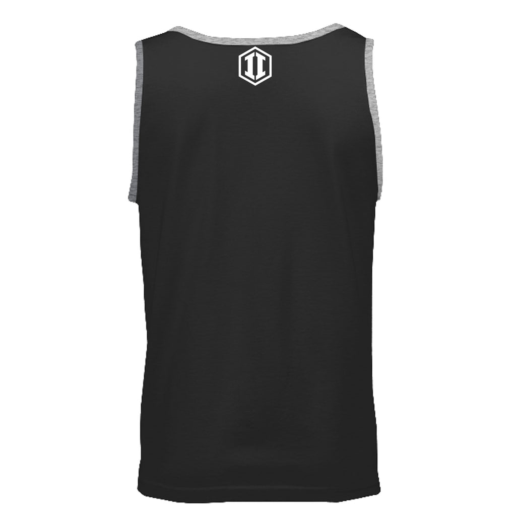 Black/ Heather Grey - 3633 - BACK